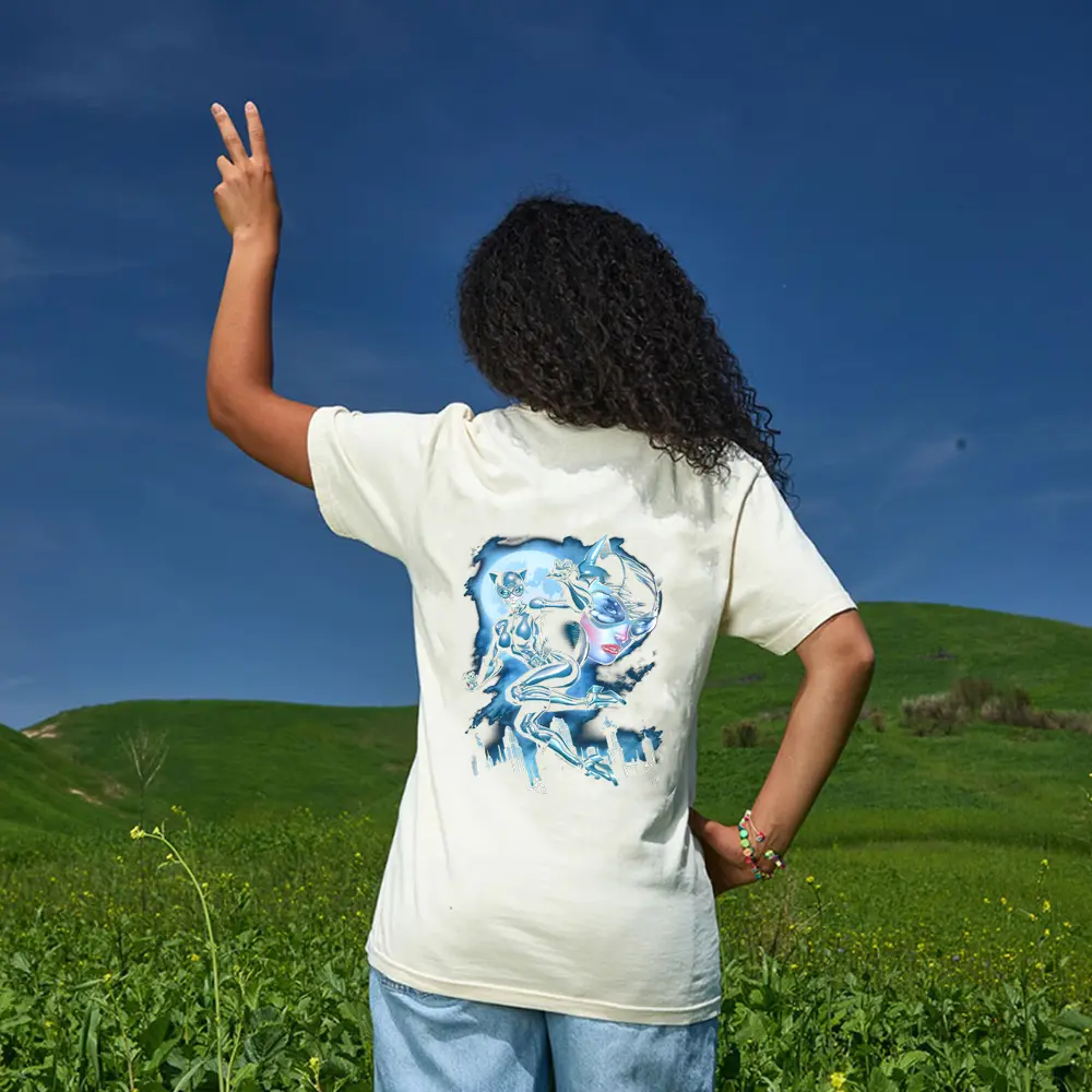 Batman Moonlight Catwoman T-Shirt - Cream Batman Moonlight Catwoman T-Shirt - Cream