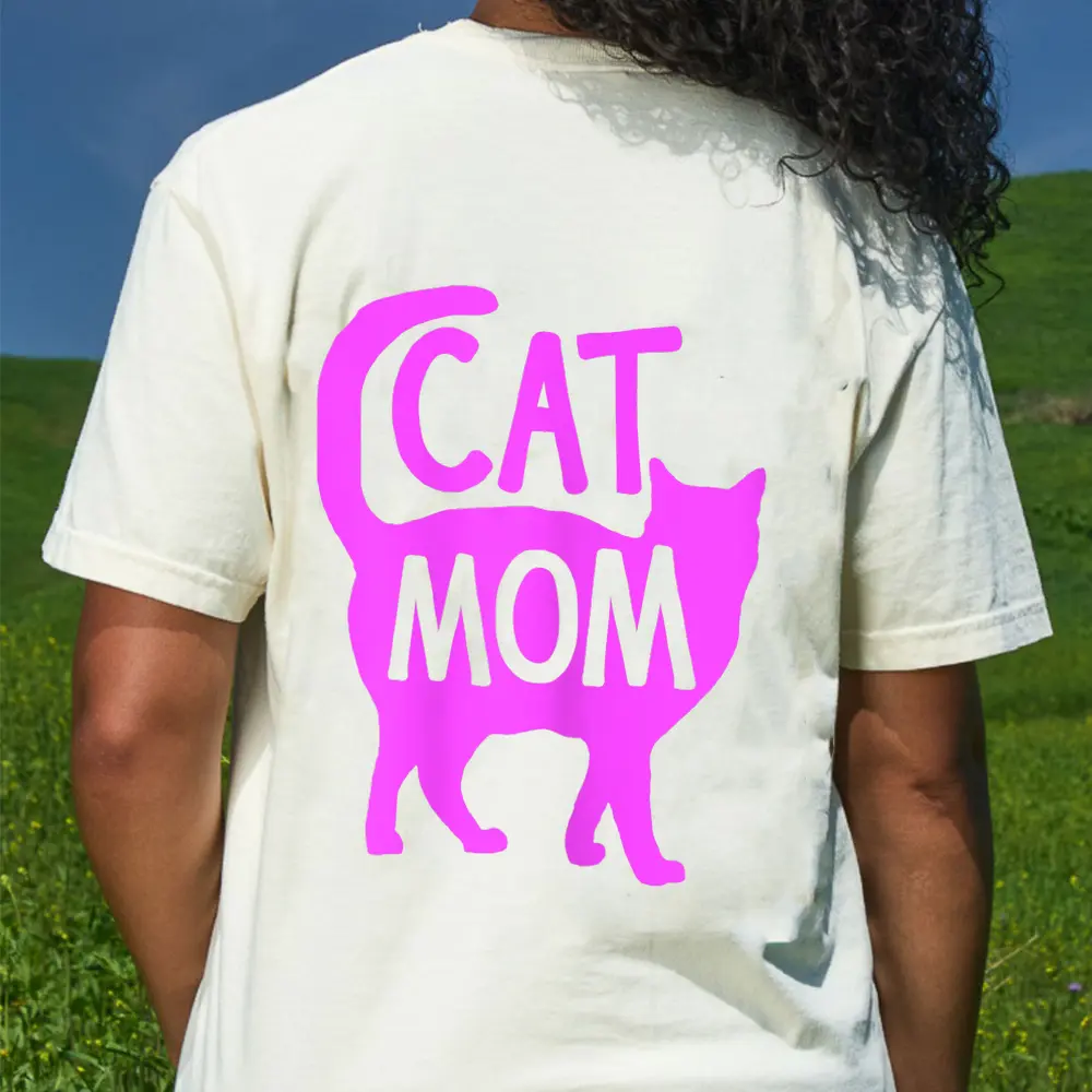 Best Cat Mom Mothers Day Women Kitty Mommy Mama Christmas T-Shirt - Cream