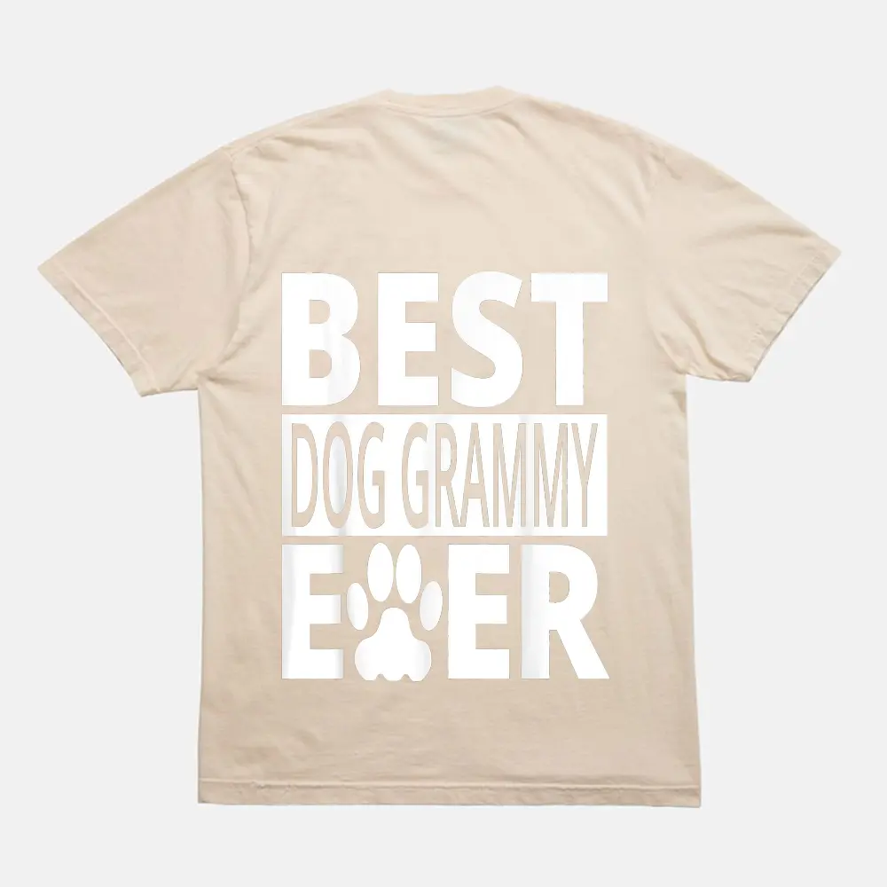 Best Dog Grammy Ever Dog Grandma Gifts T-Shirt - Cream Best Dog Grammy Ever Dog Grandma Gifts T-Shirt - Cream