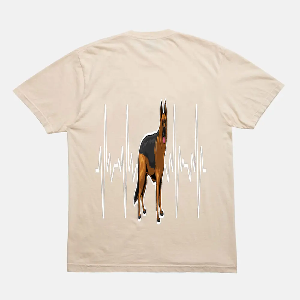 Best German Shepherd Art Men Women Dog German Shepherd Lover T-Shirt - Cream Best German Shepherd Art Men Women Dog German Shepherd Lover T-Shirt - Cream