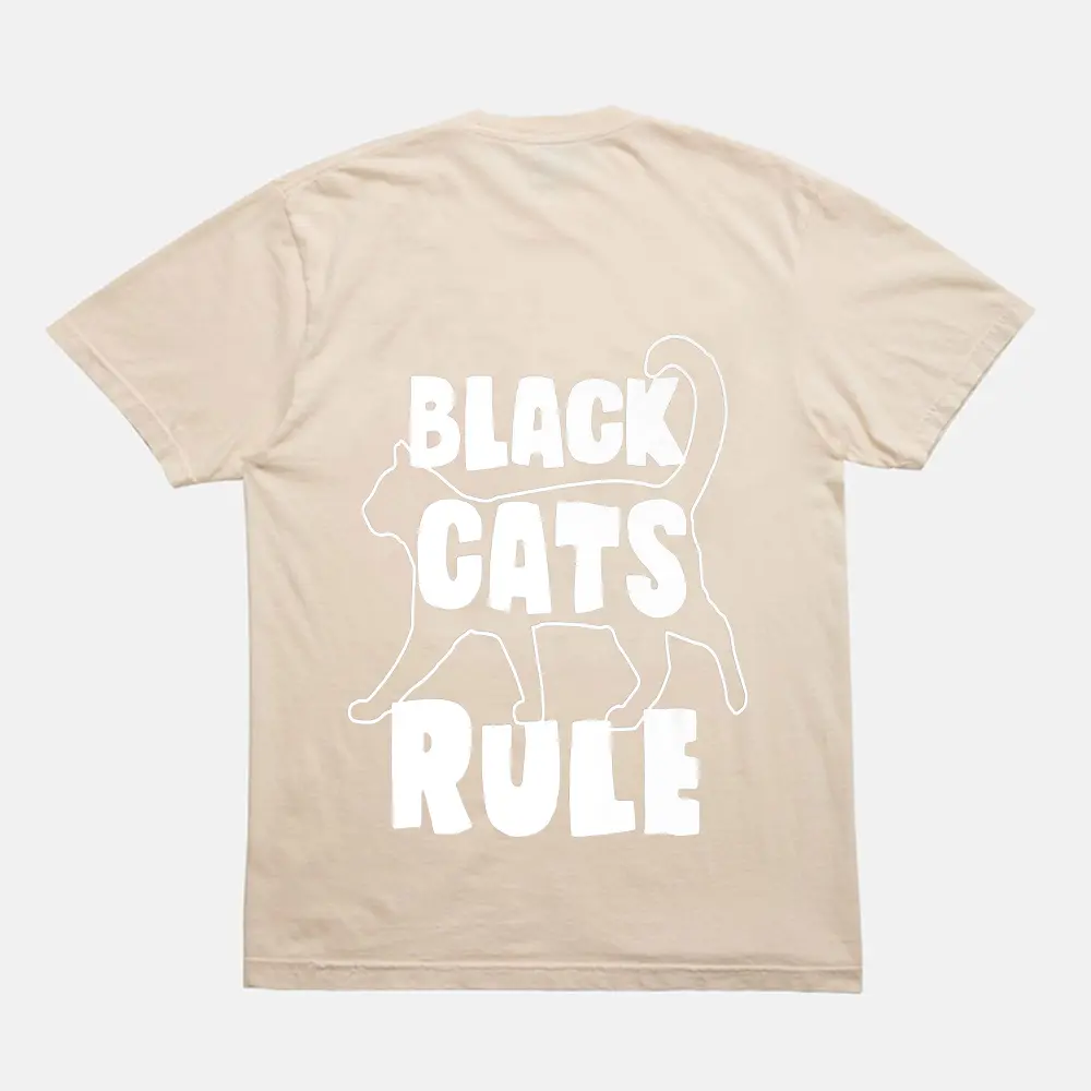 Black Cats Rule Dad Kitty Daddy Cat Mom Christmas Father Premium_3 T-Shirt - Cream Black Cats Rule Dad Kitty Daddy Cat Mom Christmas Father Premium_3 T-Shirt - Cream