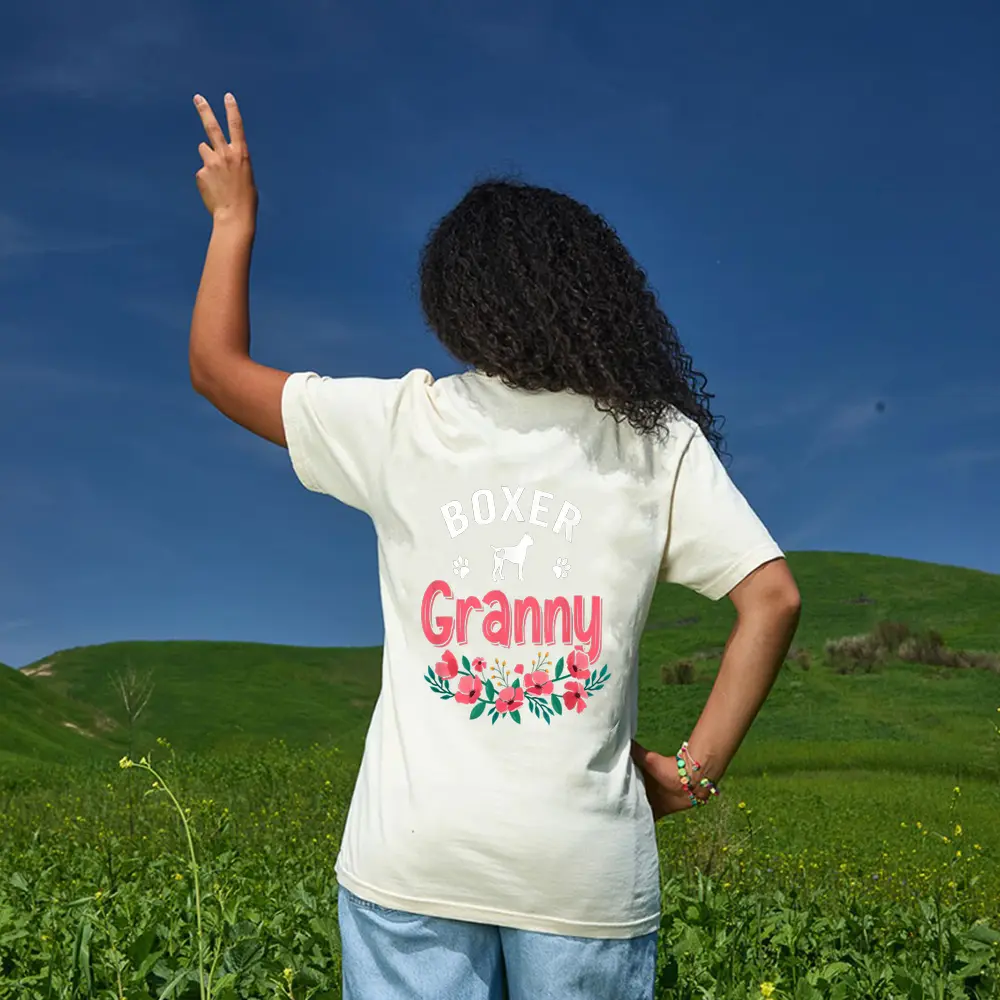 Boxer Granny Gifts Cute Dog Lover Owner Christmas Mom T-Shirt - Cream Boxer Granny Gifts Cute Dog Lover Owner Christmas Mom T-Shirt - Cream