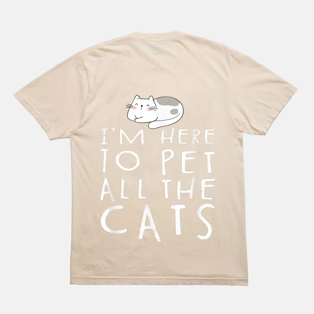 Cat Lover Tshirts Funny Cat Tee Cat Gifts Cat T-Shirt - Cream Cat Lover Tshirts Funny Cat Tee Cat Gifts Cat T-Shirt - Cream