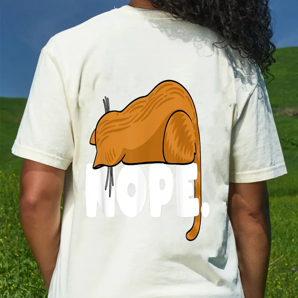 Cat Tshirt Cat Lover Tee Funny Cat Gifts Cat Owner T-Shirt - Cream