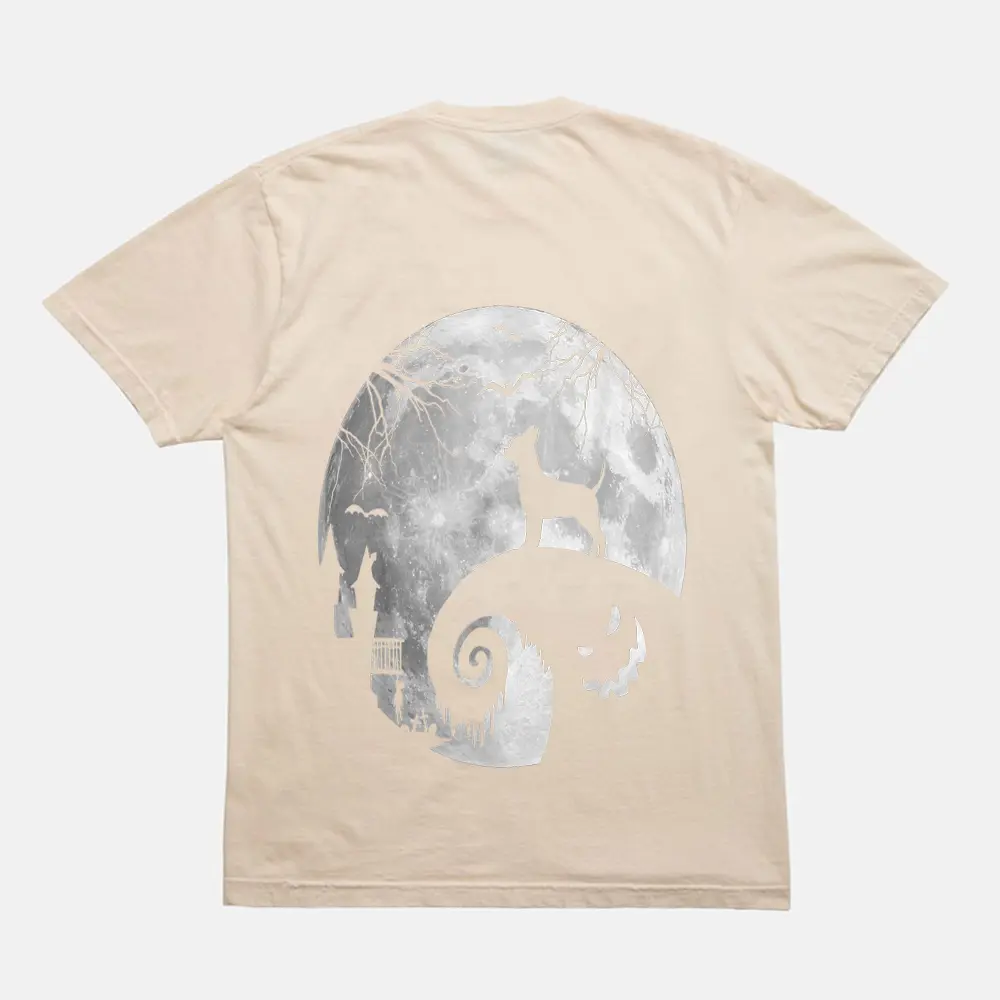 Chihuahua Dog And Moon Halloween Costume Dog Lover Funny T-Shirt - Cream Chihuahua Dog And Moon Halloween Costume Dog Lover Funny T-Shirt - Cream