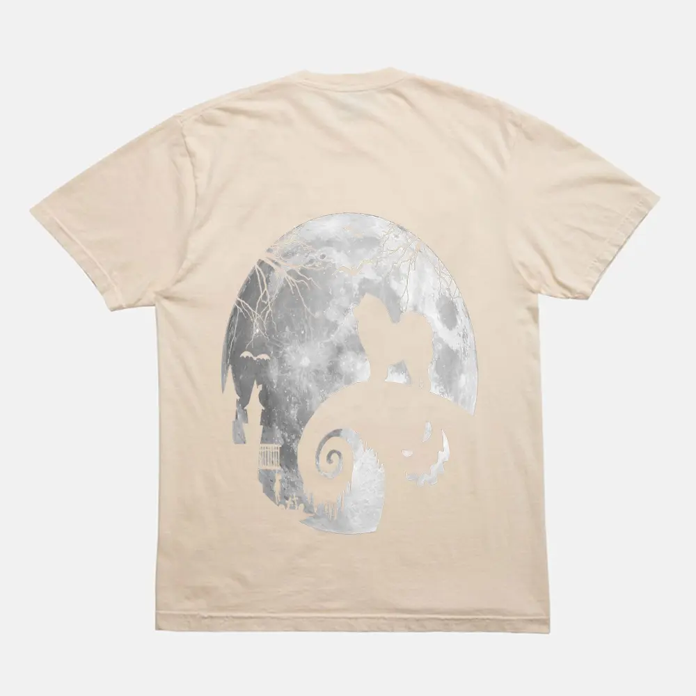 ChowChow Dog And Moon Halloween Costume Dog Lover Funny T-Shirt - Cream ChowChow Dog And Moon Halloween Costume Dog Lover Funny T-Shirt - Cream