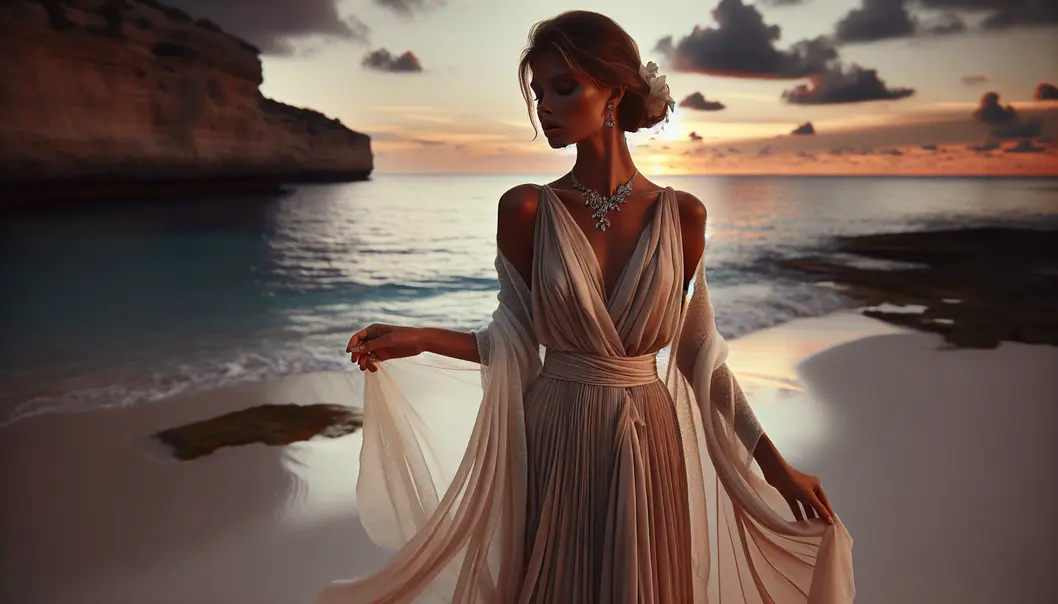 Beach Vacation Outfits: Embrace Style and Comfort A vibrant collection of chic beach attire set against a tropical backdrop.