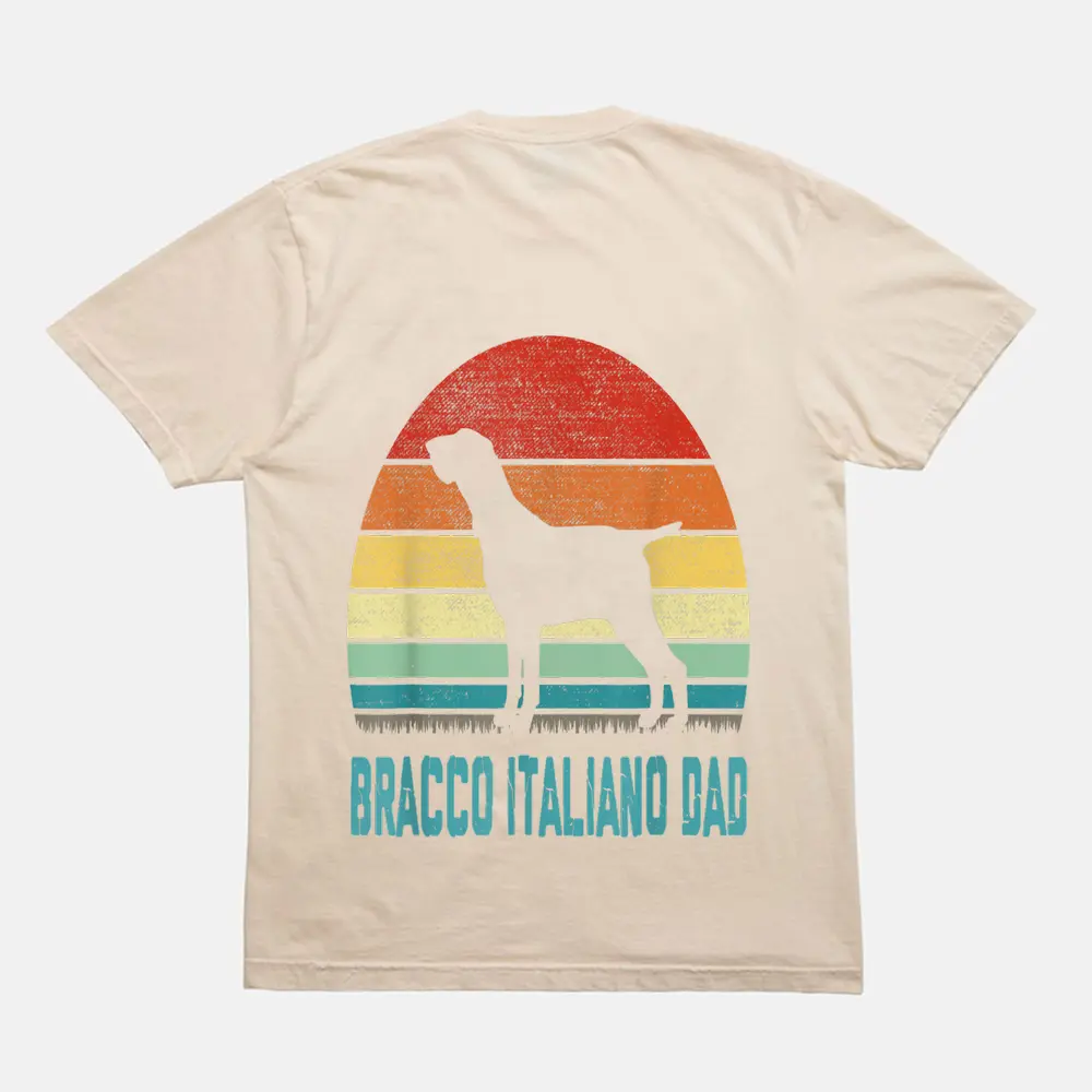Vintage Bracco Italiano Dad - Dog Lover T-Shirt - Cream Vintage Bracco Italiano Dad - Dog Lover T-Shirt - Cream
