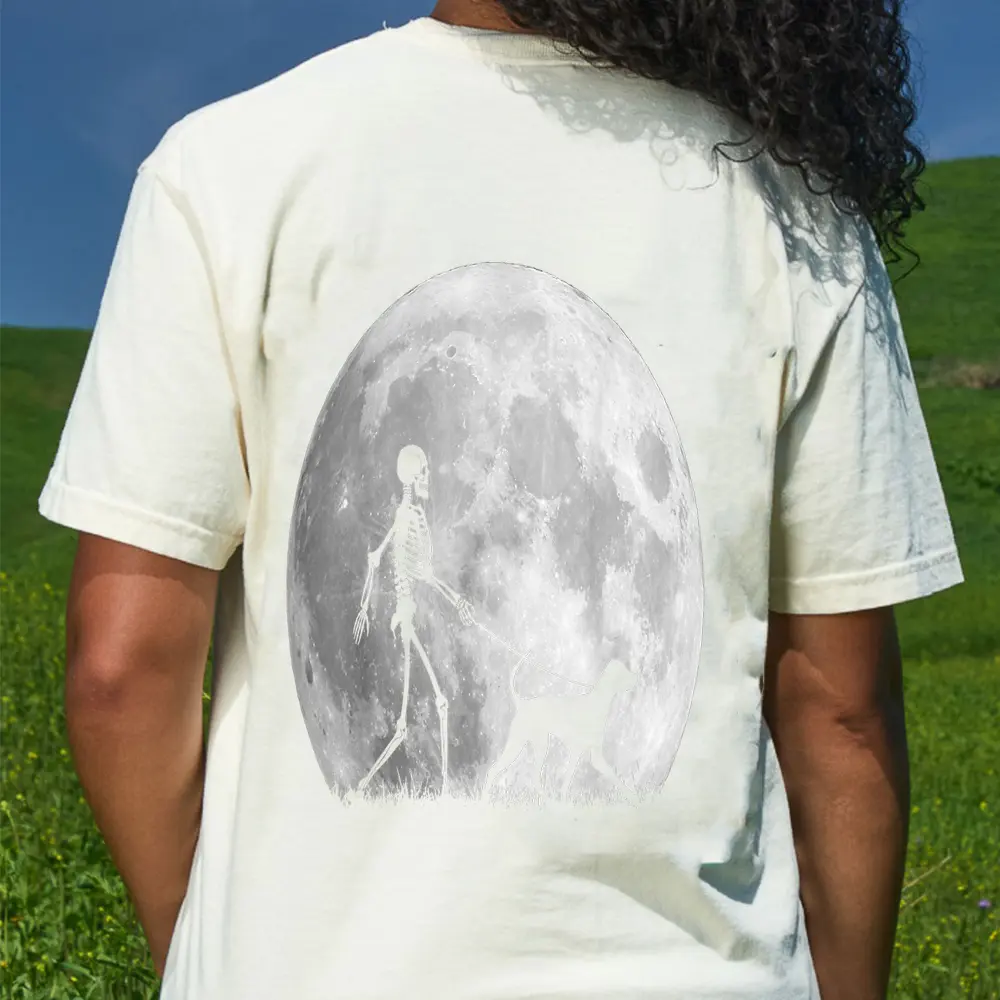 Vizsla Halloween Skeleton Funny Dog Youth Kid Girls Gift T-Shirt - Cream