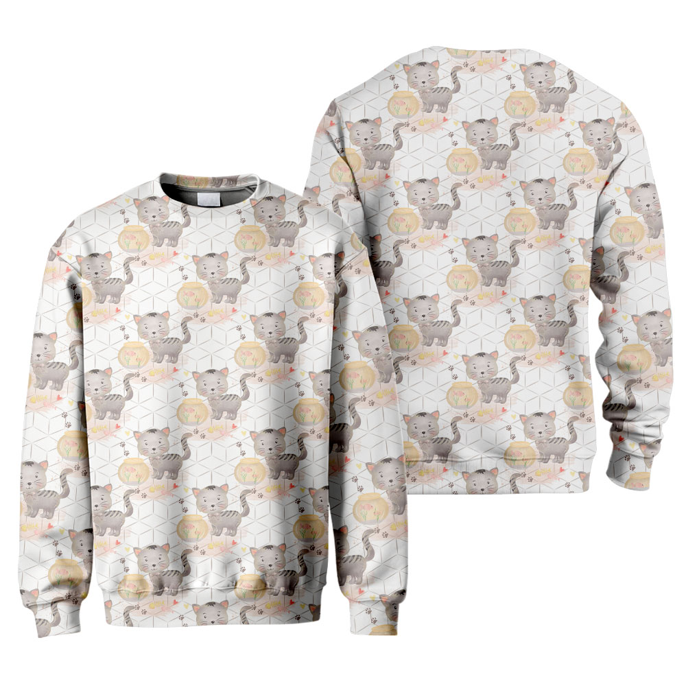 New Release Pet Love All Over Prints Clothing CATSH17 New Release Pet Love All Over Prints Clothing CATSH17