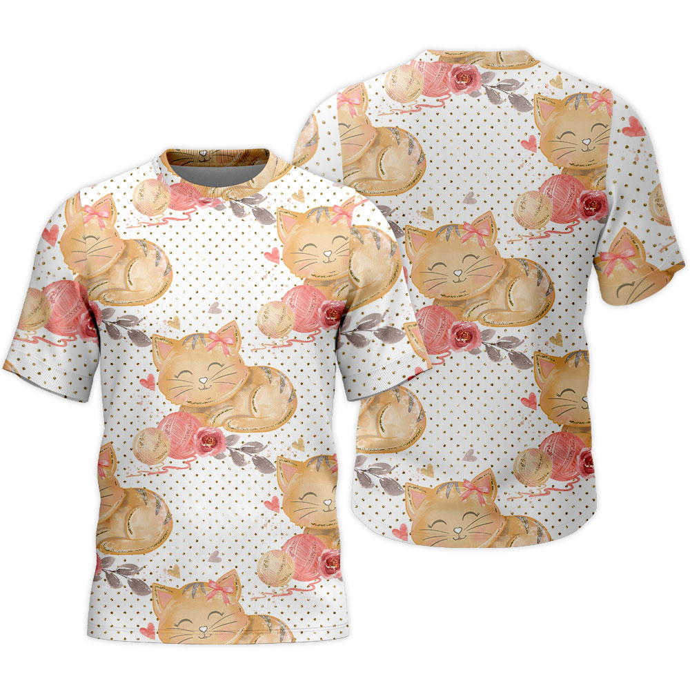 New Release Pet Love All Over Prints Clothing CATSH16 New Release Pet Love All Over Prints Clothing CATSH16