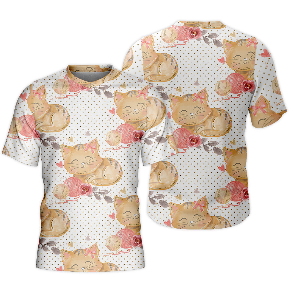 New Release Pet Love All Over Prints Clothing CATSH16 New Release Pet Love All Over Prints Clothing CATSH16