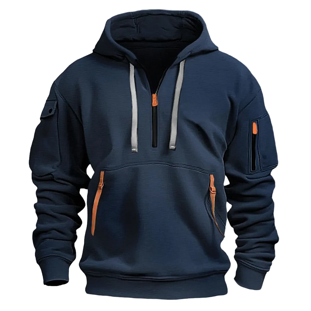 Custom Your Logo Fashion Hoodie Half Zipper Custom Your Logo Fashion Hoodie Half Zipper