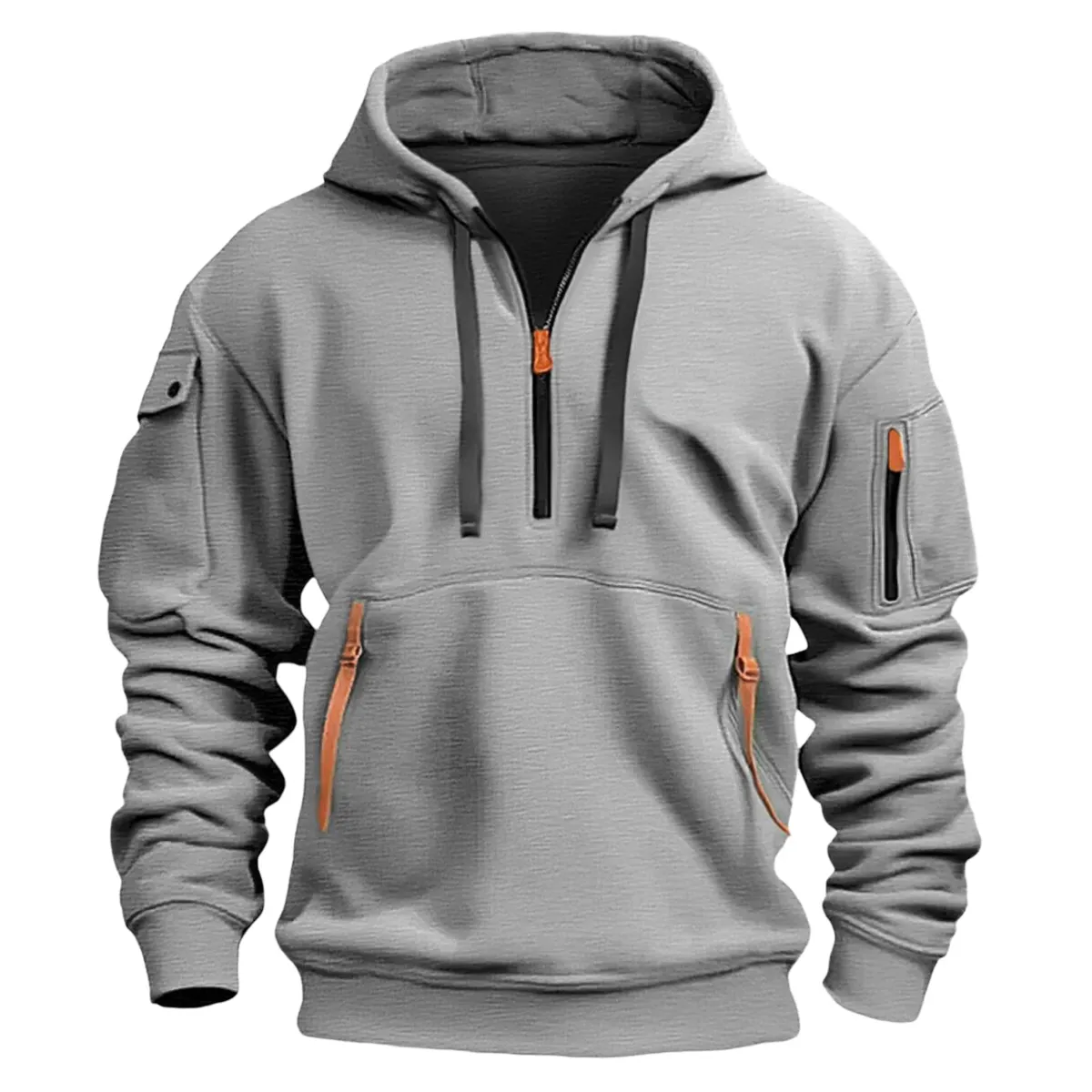 Custom Your Logo Fashion Hoodie Half Zipper Custom Your Logo Fashion Hoodie Half Zipper