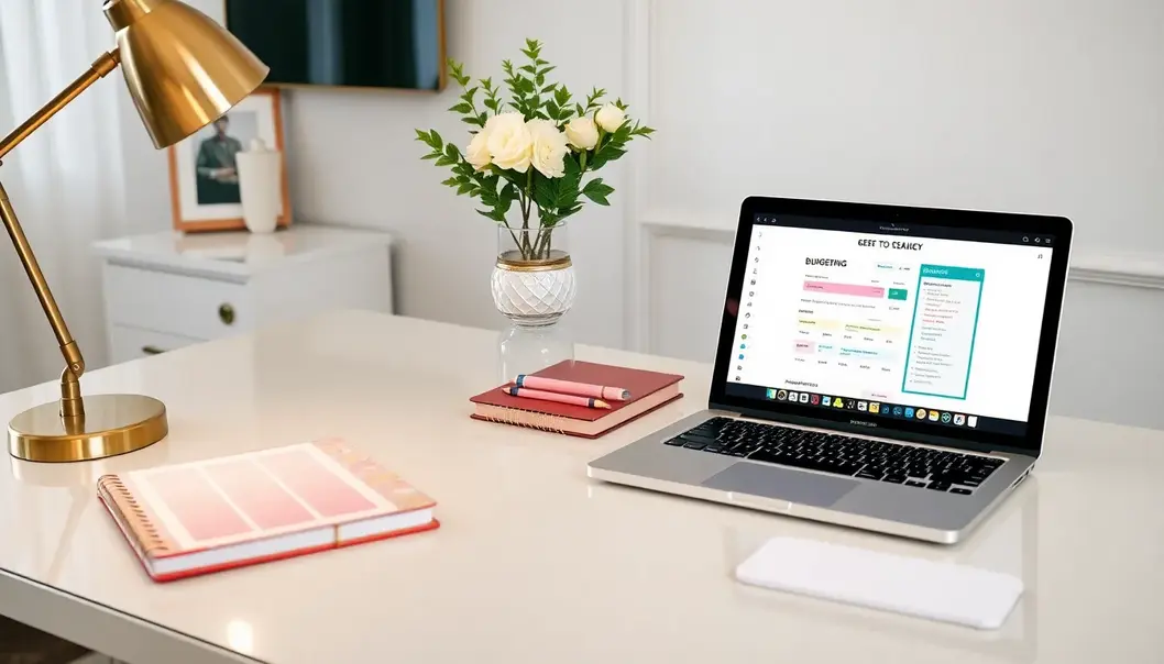 Living Luxe: Budgeting Savvy for First-Time Renters A chic and cozy living room blending style with affordability.