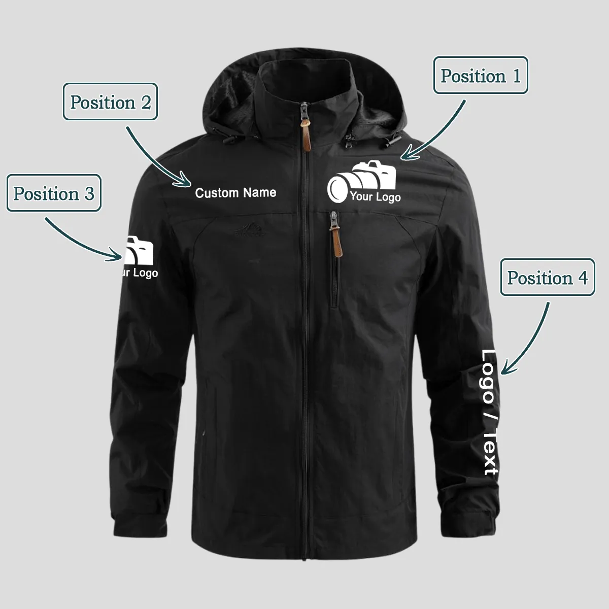 Custom Your Logo Waterproof Outdoor Jacket