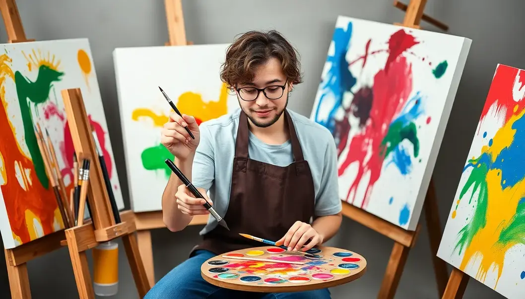 A left-handed student managing a right-handed desk and smudged notes.